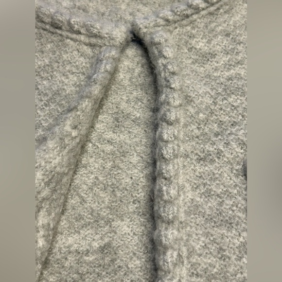 J.Crew Womens Size XL Sweater Preppy Stylish Gray Cardigan Wool Blend New - Picture 12 of 12